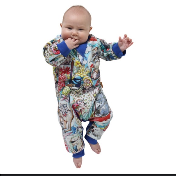 May Gibbs x Kip & Co Bush Friends Baby Romper Size 0 (12M) - Picture 2 of 5